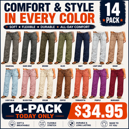 ⚡FINAL SALE⚡- 8 PACK  women-s-high-stretch-mid-rise-straight-pants